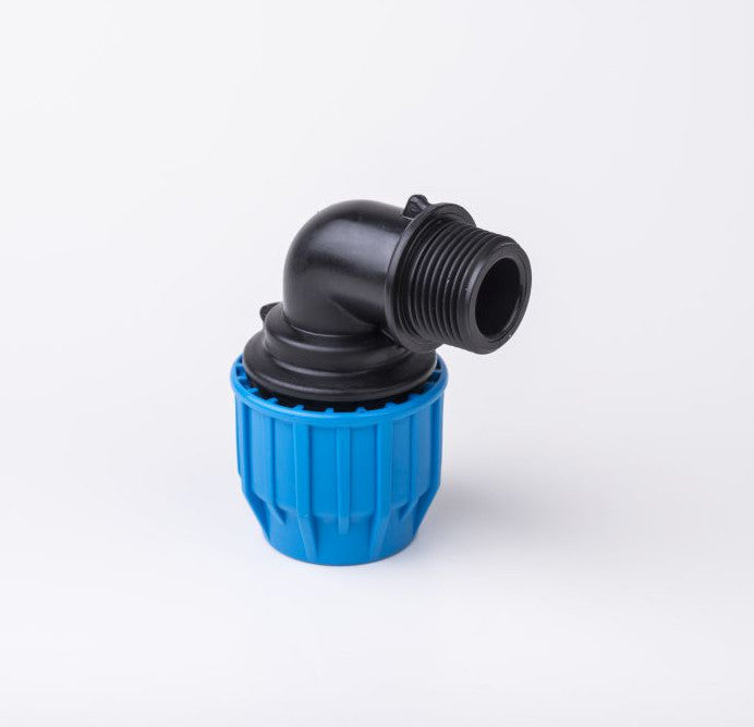Compression Elbow 90° Male Threaded | Plastock