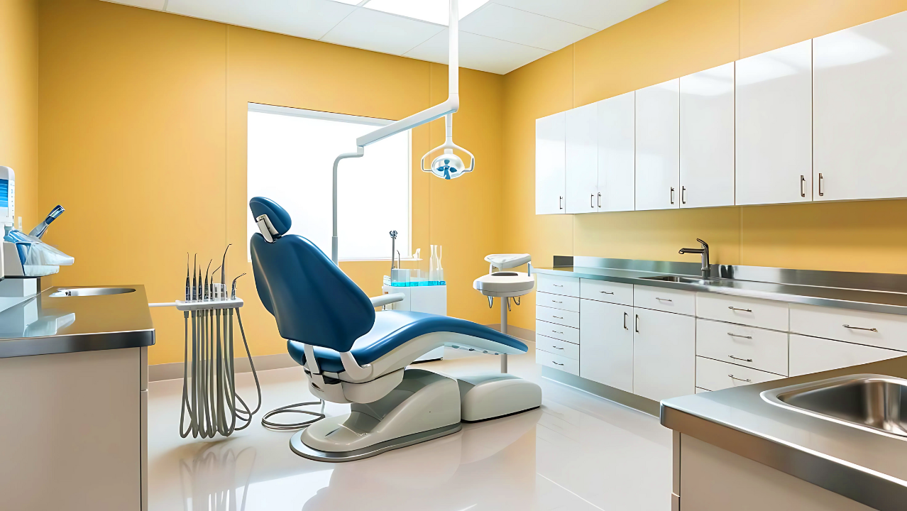 Dentist Surgery in Cladstock uPVC Cladding Sunrise Satin | Plastock