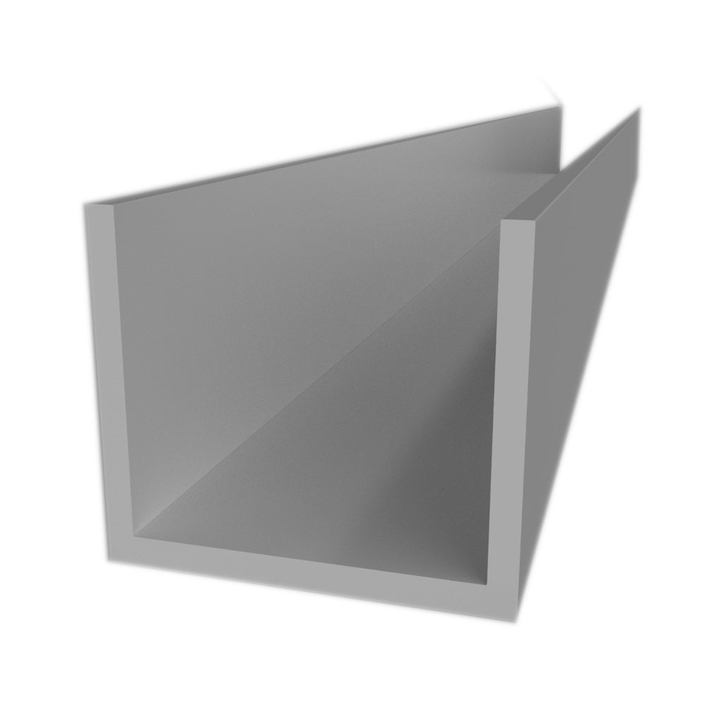 Glass Fibre Grey Single Channel | Plastock