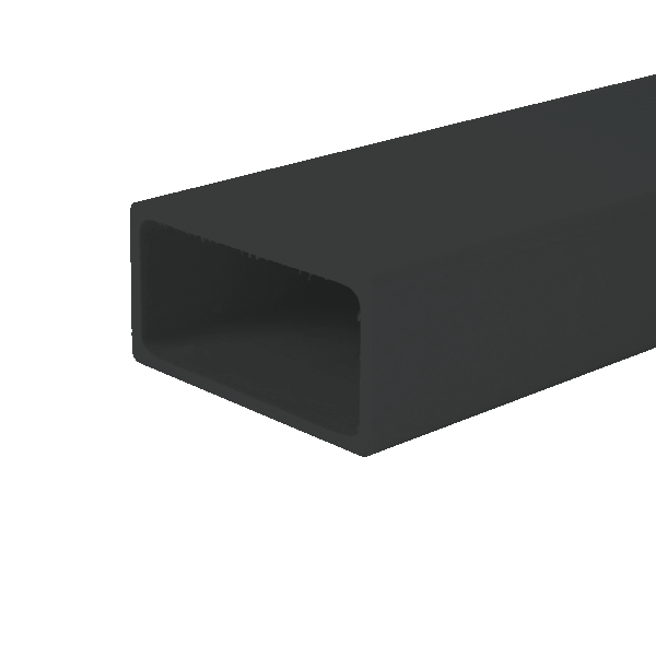 HDPE Rectangular Tube Black | Plastock