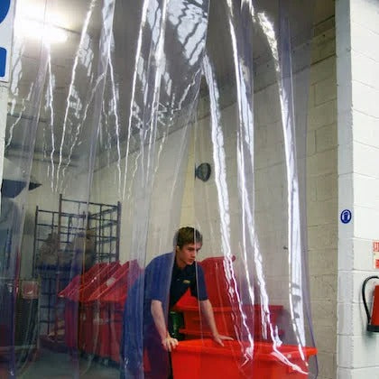 PVC Standard Curtain Strip Clear | Plastock