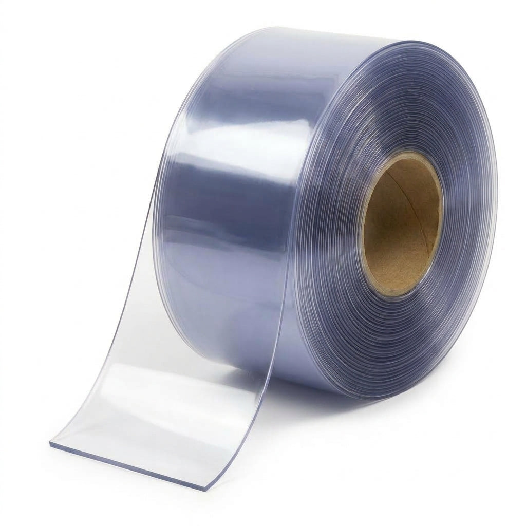 PVC Polar Curtain Strip Clear 50m Roll | Plastock