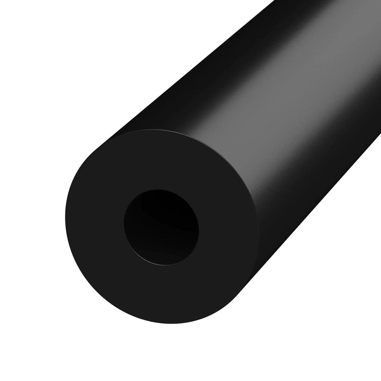 UPVC Black Hollow Rod | Plastock