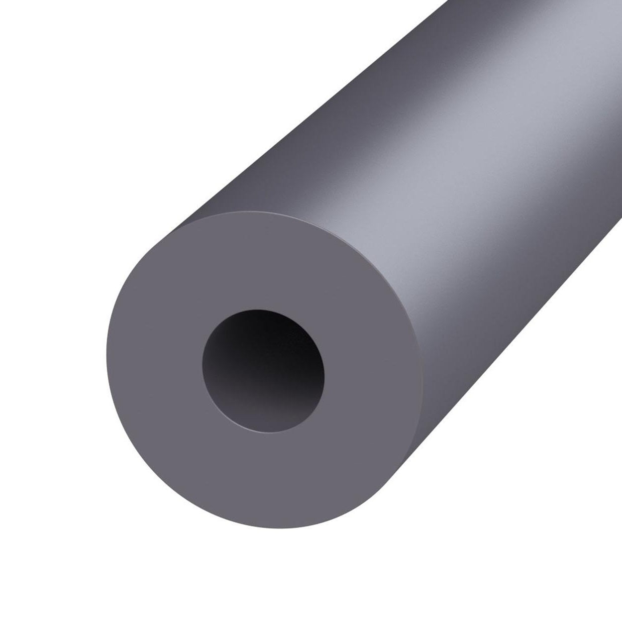 UPVC Grey Hollow Rod | Plastock