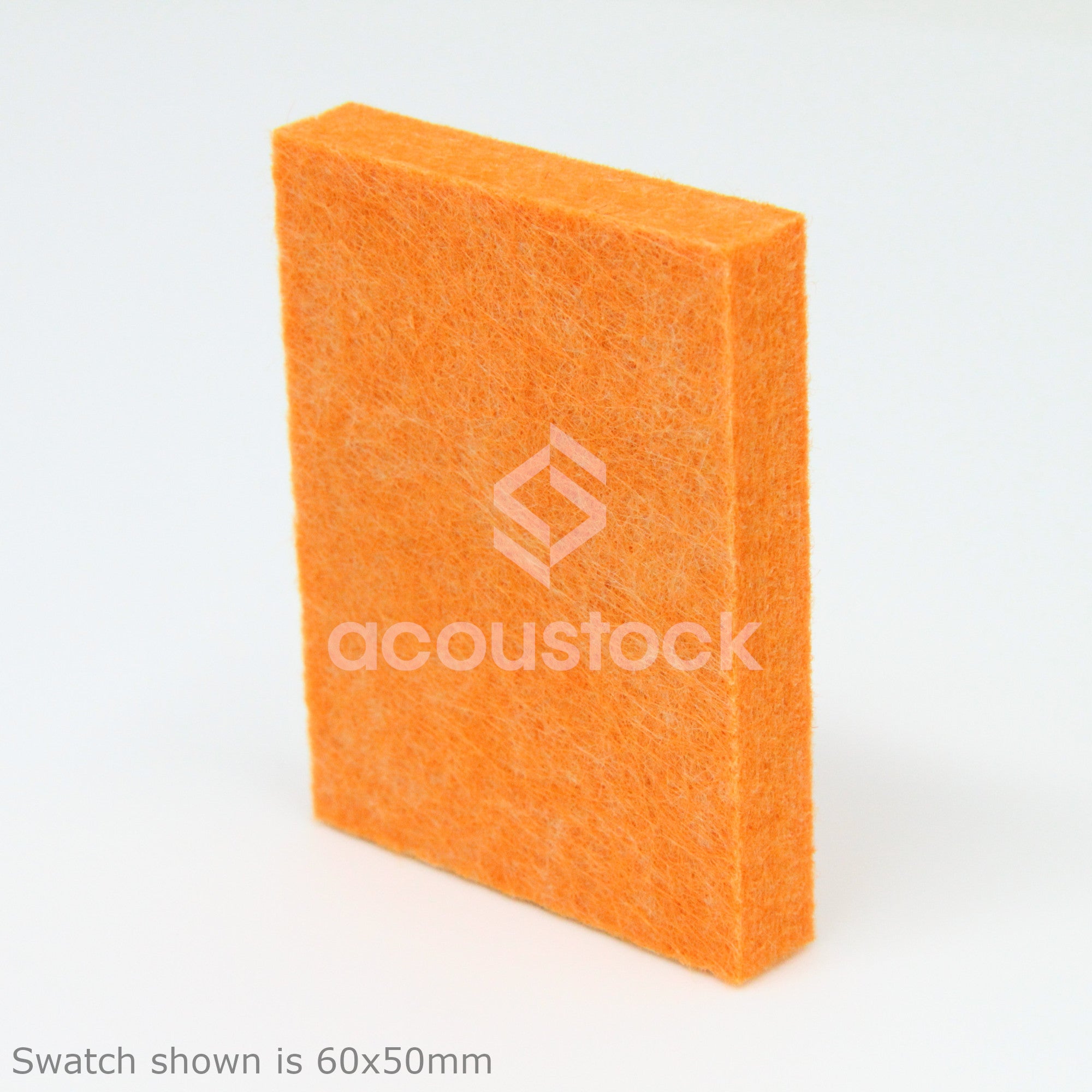 Acoustock PET Felt Acoustic Panel Orange Fizz | Plastock
