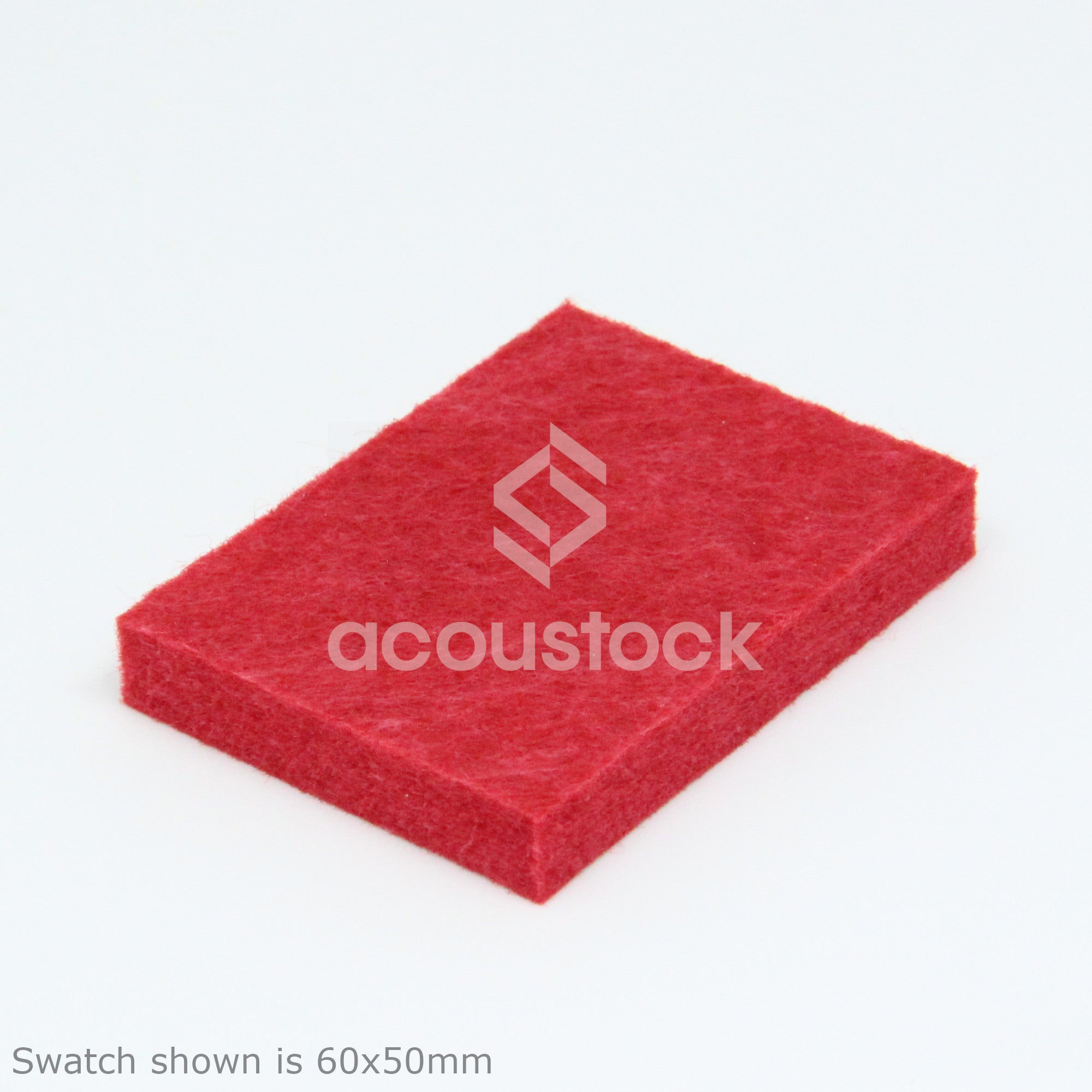 Acoustock PET Felt Acoustic Panel Poppy Red | Plastock