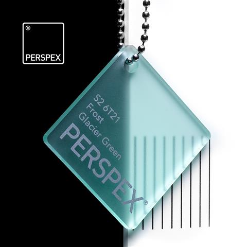 Perspex Frost Glacier Green S2 6T21 Sheet | Plastock