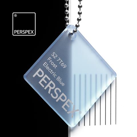 Perspex Frost Electric Blue S2 7T69 Sheet | Plastock