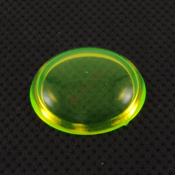 Acrylic Fluorescent Green Elliptical Dome | Plastock