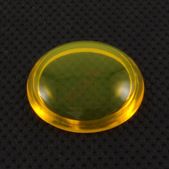 Acrylic Fluorescent Yellow Elliptical Dome | Plastock