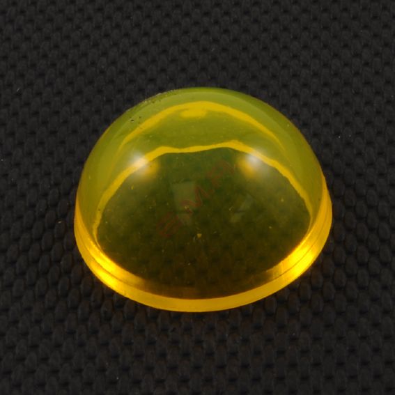 Acrylic Fluorescent Yellow Hemispherical Dome | Plastock