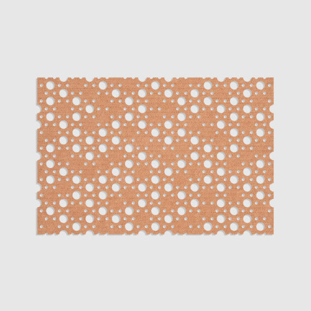 100% Recycled PET Felt ''Dots'' Acoustic Panel Beige | Plastock
