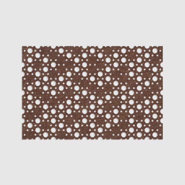 100% Recycled PET Felt ''Dots'' Acoustic Panel Dark Green | Plastock