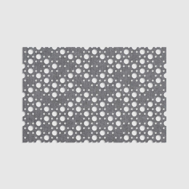 100% Recycled PET Felt ''Dots'' Acoustic Panel Red | Plastock