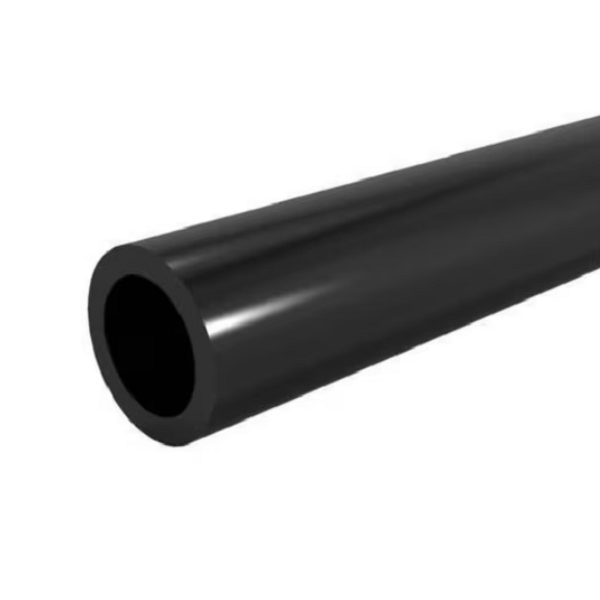 PE300 (HDPE) Extruded Black Hollow Rod | Plastock
