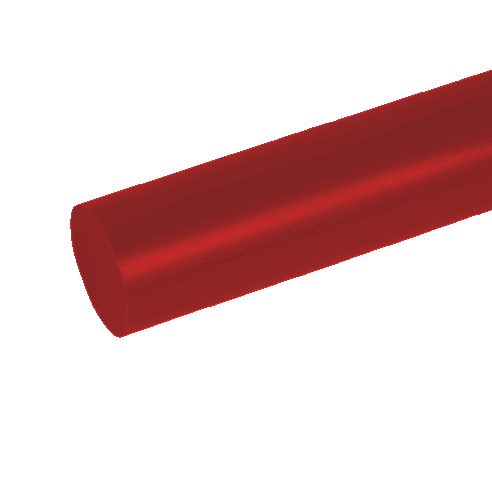 Nylon 6 Lubricant Filled Red Rod | Plastock