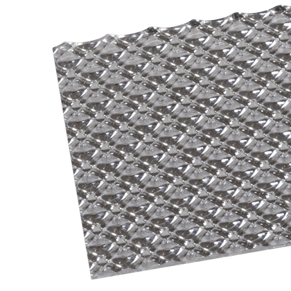 Acrylic Mirror Silver Prismatic Sheet | Plastock