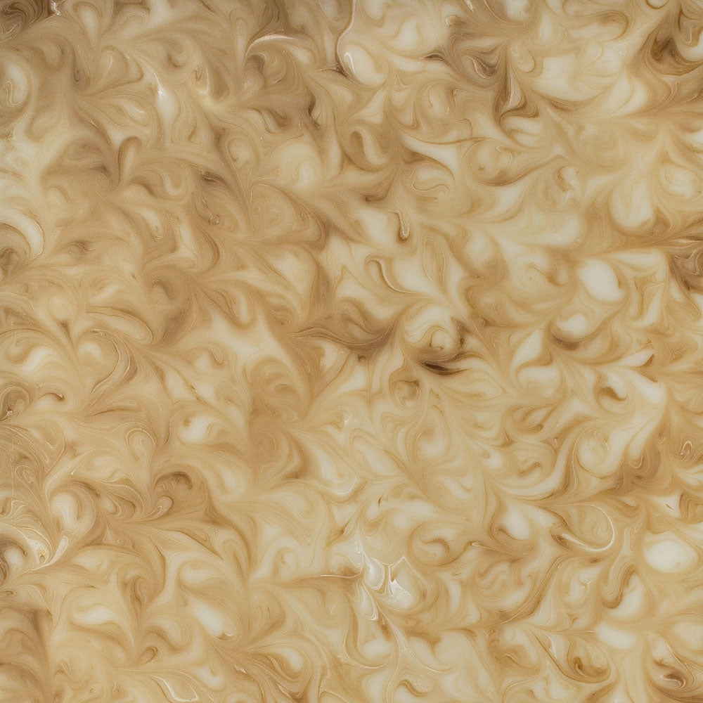 Faux Translucent Stone Curly Cappuccino | Plastock