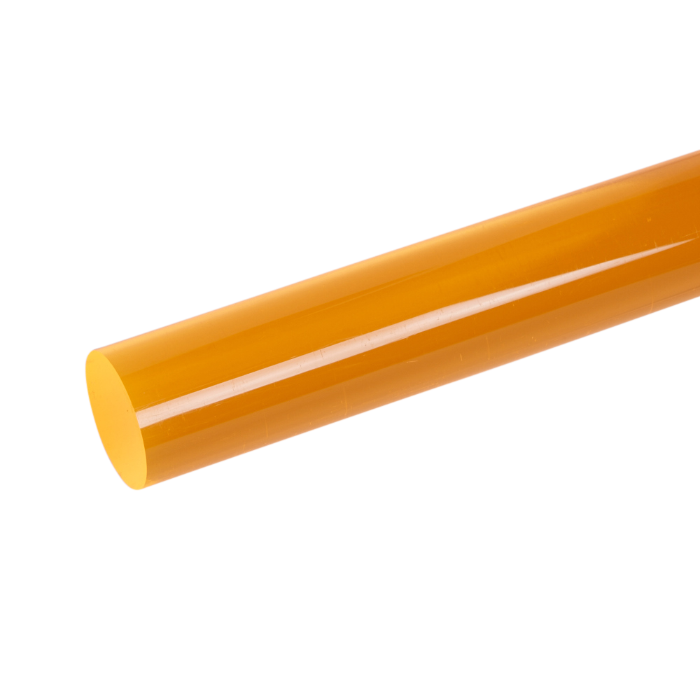 Acrylic Extruded Fluoro Orange 2150 Rod | Plastock