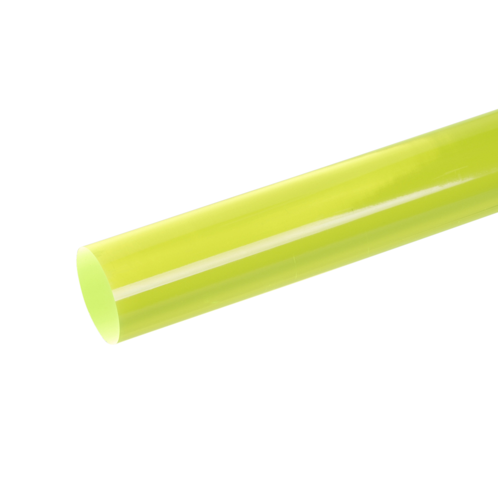 Acrylic Extruded fluoro Green 5143 Rod | Plastock