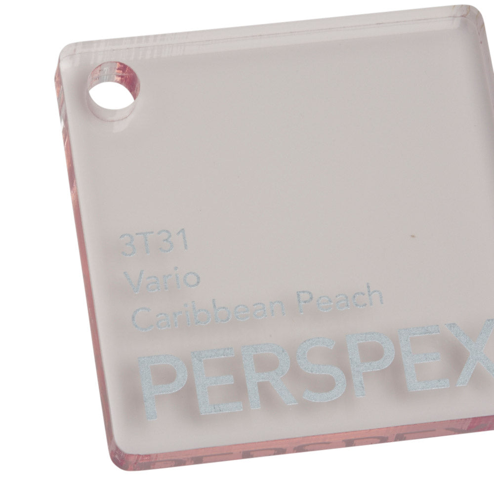Perspex Vario Caribbean Peach 3T31 Sheet | Plastock