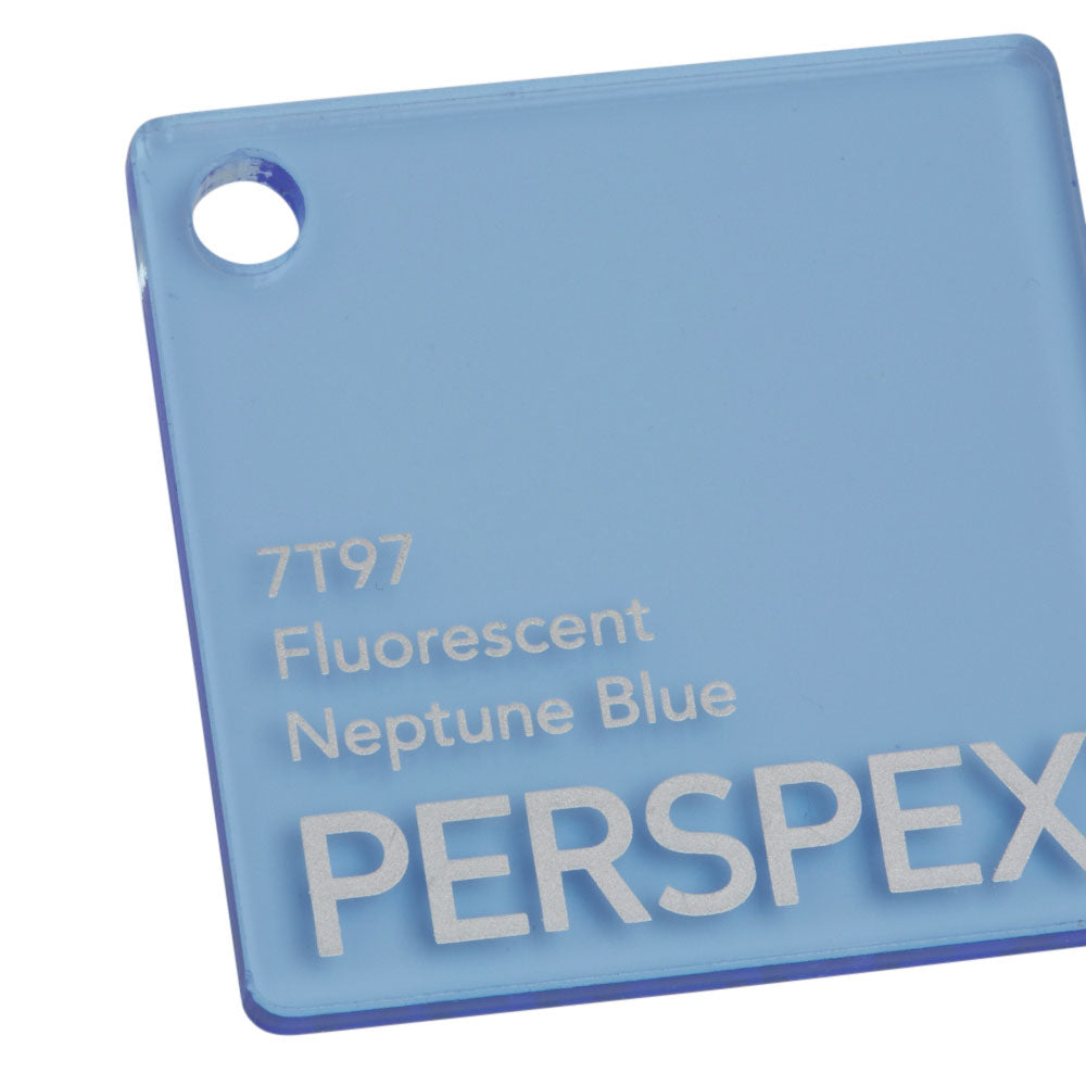 Perspex Fluorescent Neptune Blue 7T97 Sheet | Plastock