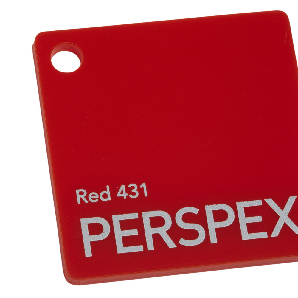Perspex Red 431 Sheet | Plastock