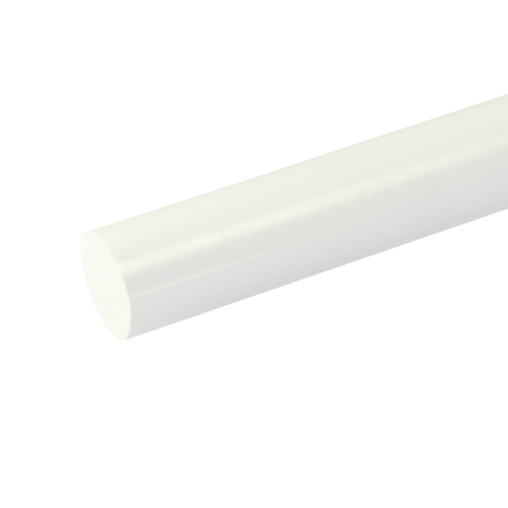 UPVC Extruded White Rod | Plastock