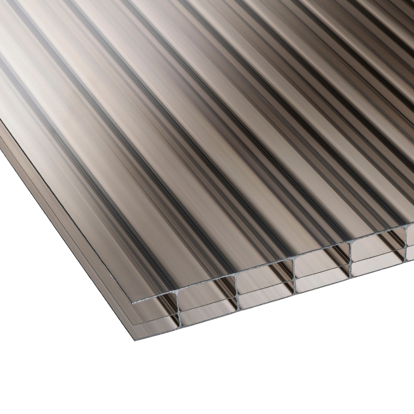 Corotherm Triplewall Polycarbonate Sheet Bronze | Plastock