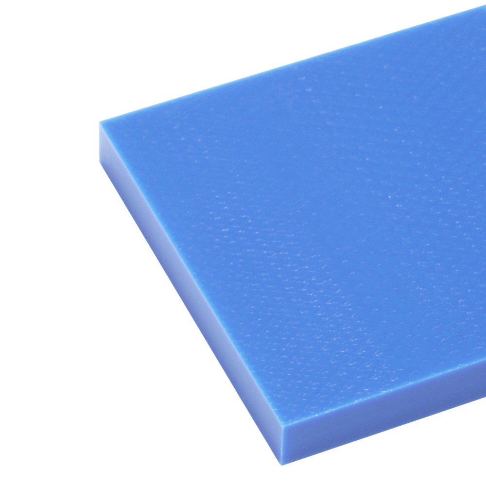 Acetal C 10% PE Filled Light Blue Sheet | Plastock