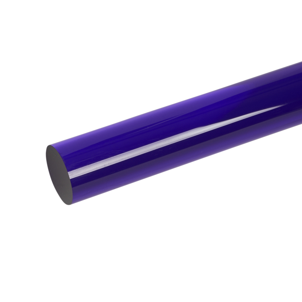Acrylic Extruded Purple 1918 Rod | Plastock