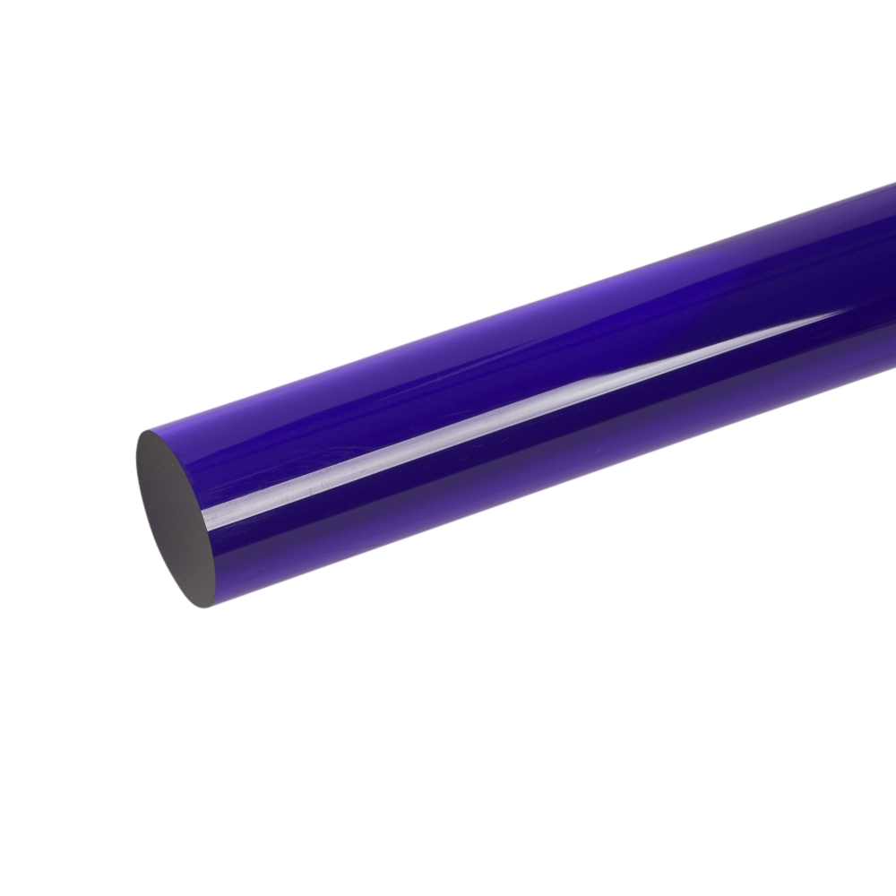 Acrylic Extruded Translucent Purple 1918 Rod | Plastock