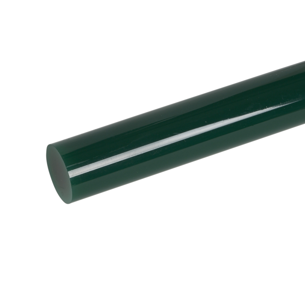 Acrylic Extruded Opaque Green 2030 Rod | Plastock