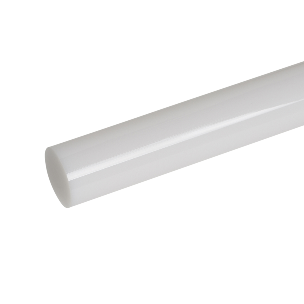 Acrylic Extruded White 7328 Rod | Plastock