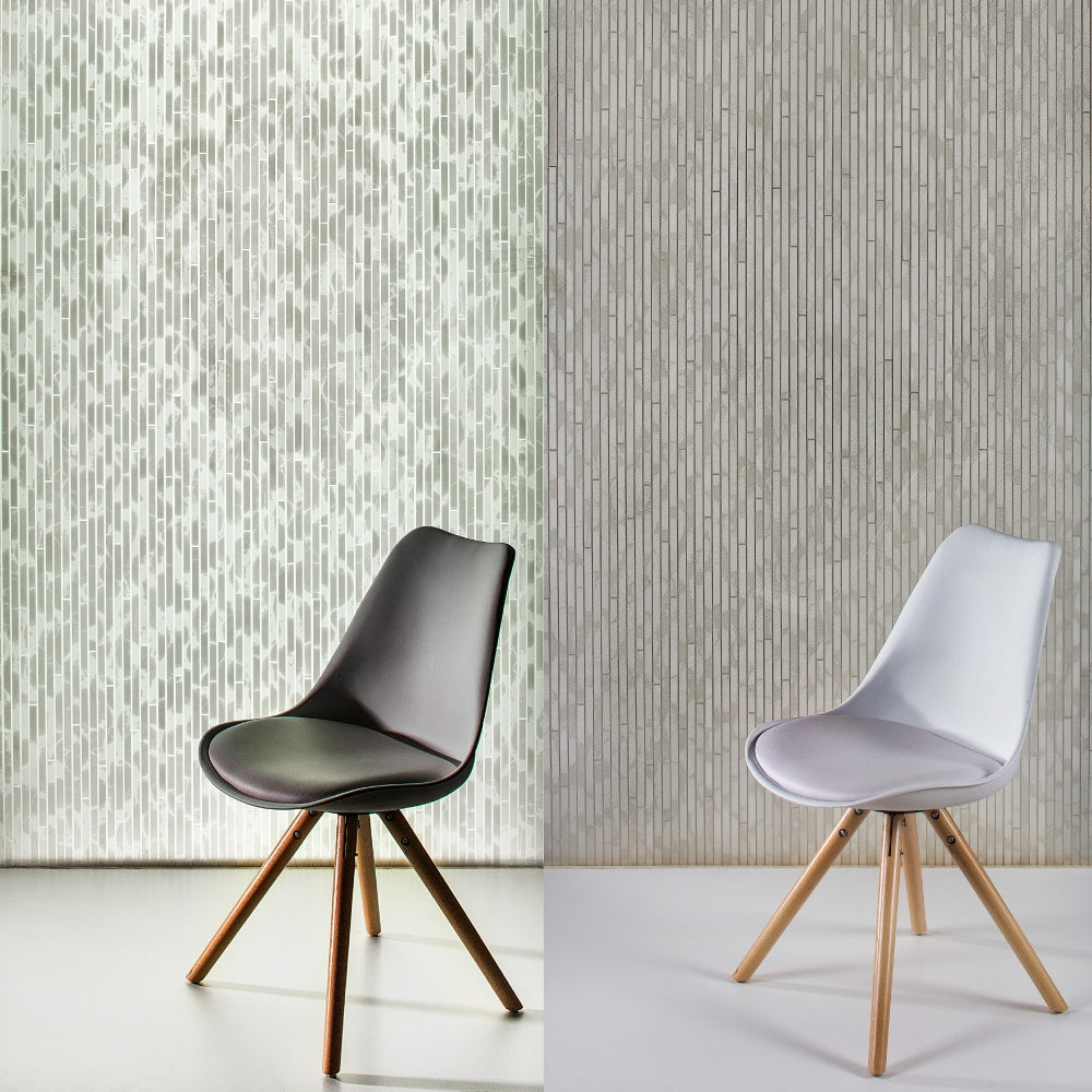 Faux Translucent Stone Strips White | Plastock