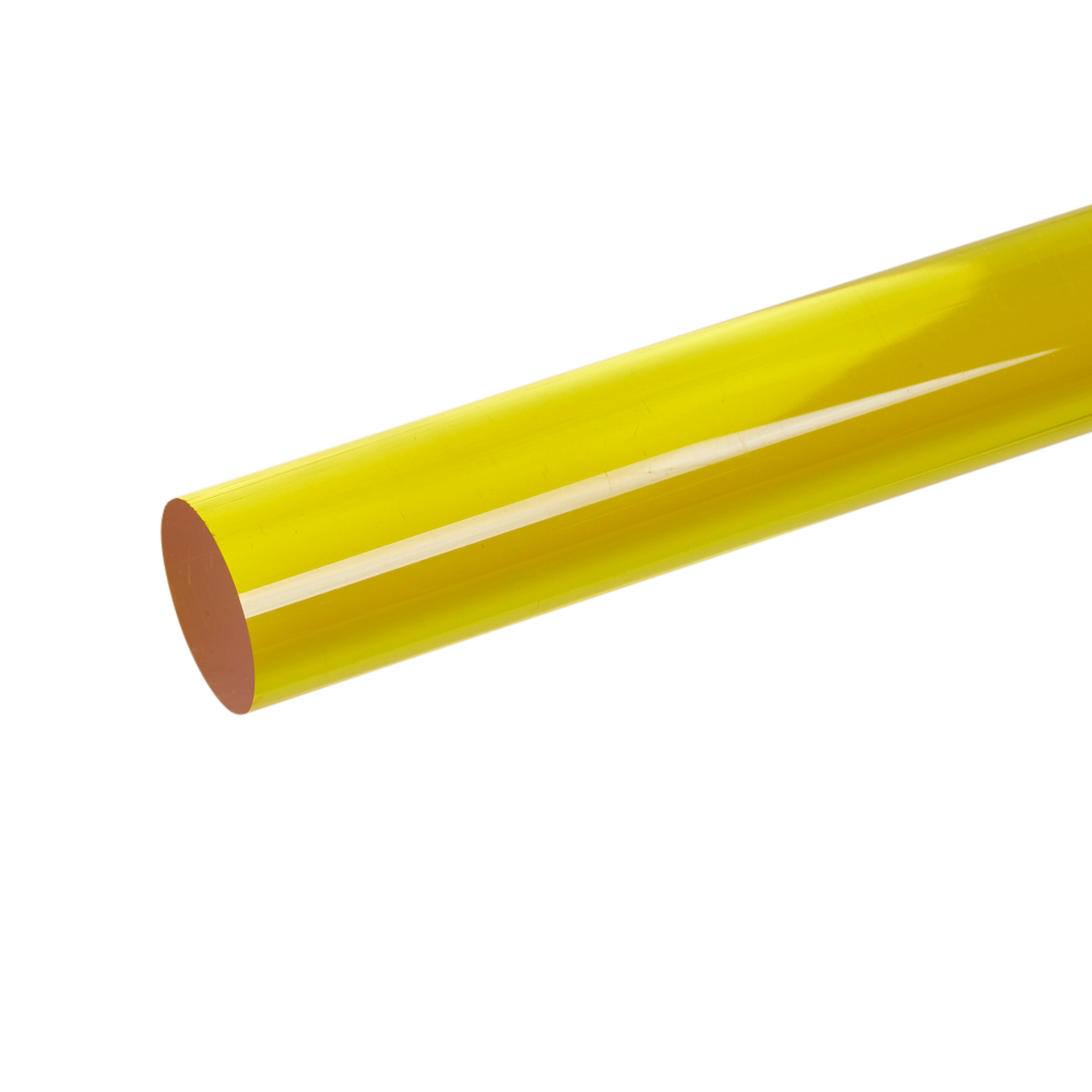Acrylic Extruded Yellow 2208 Rod | Plastock