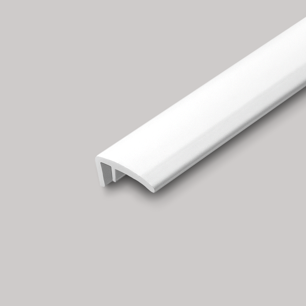 Cladstock Capping Top Profile Pure White | Plastock