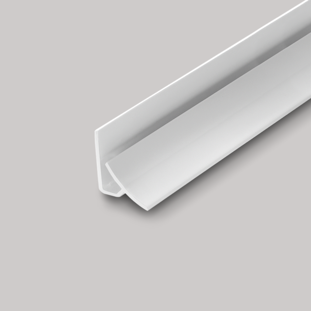 Cladstock Internal Corner (Small) Profile White Cotton | Plastock