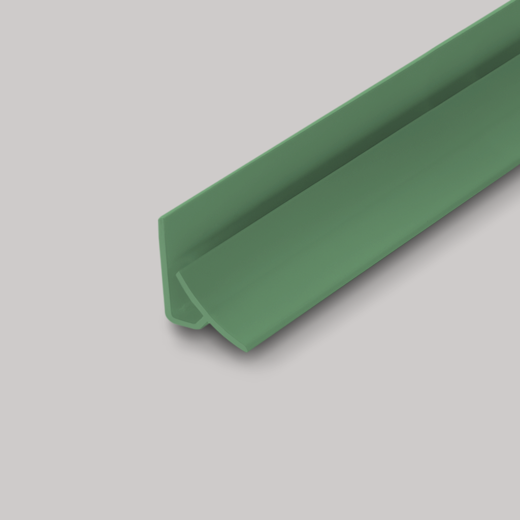 Cladstock Internal Corner (Small) Profile Tiffany Green | Plastock