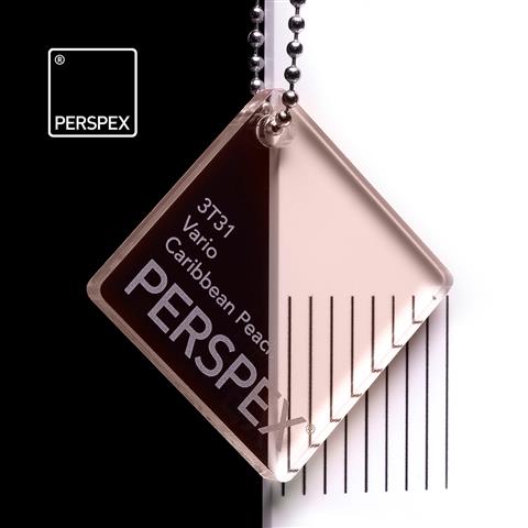 Perspex Vario Caribbean Peach 3T31 Sheet | Plastock