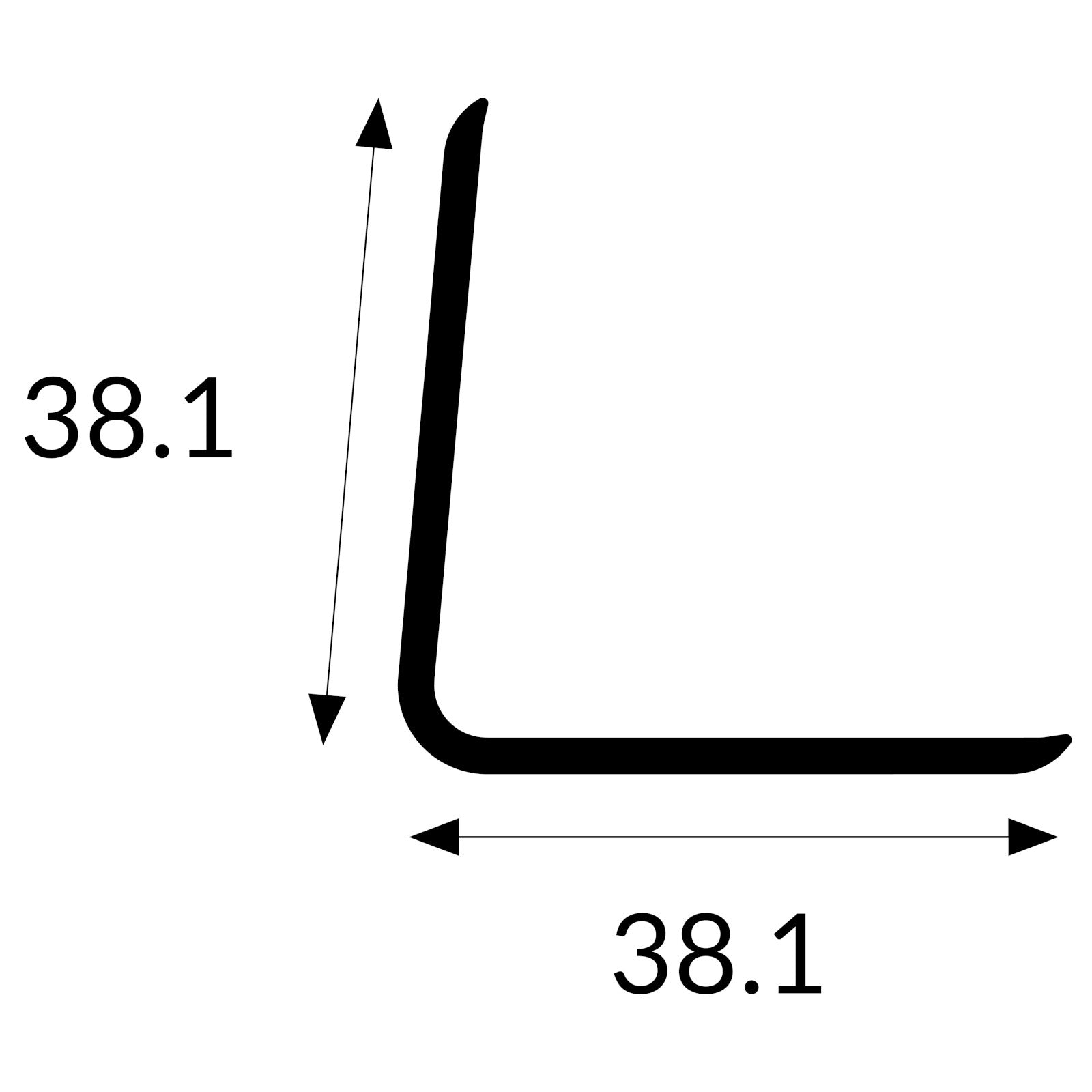 Cladstock External Angle Profile 1.5 inch | Plastock