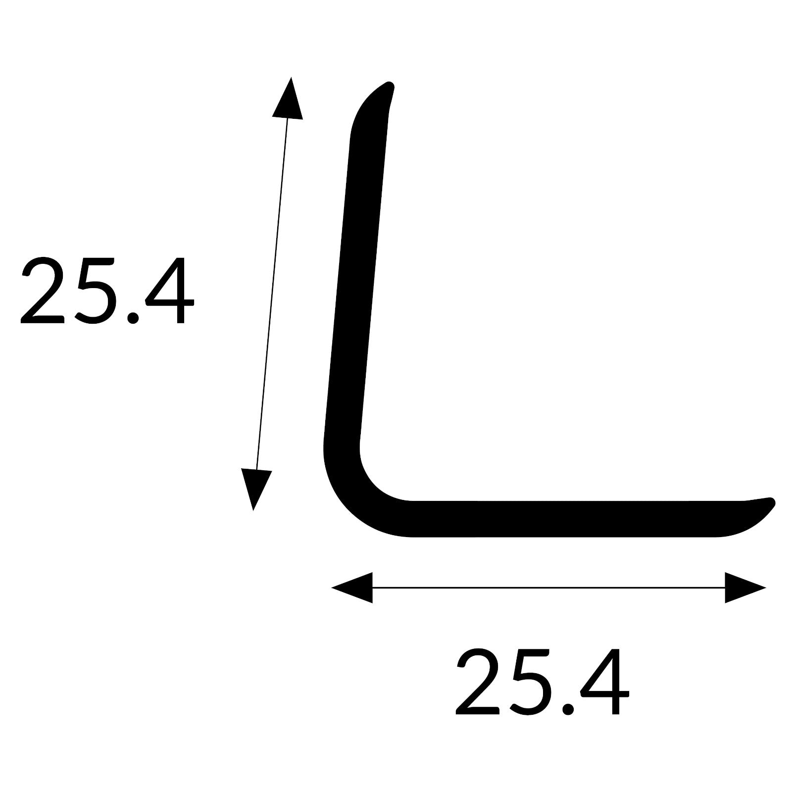Cladstock External Angle Profile 1 inch | Plastock