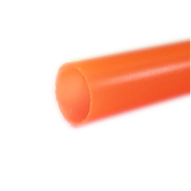 Acrylic Extruded Frosted Fluoro Medium Orange 2150 Tube | Plastock