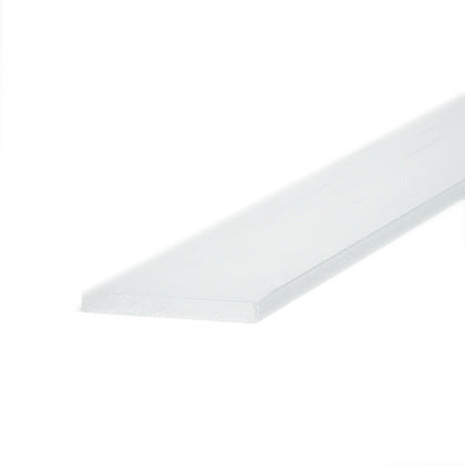 Glass Fibre Rectangular White Bar | Plastock
