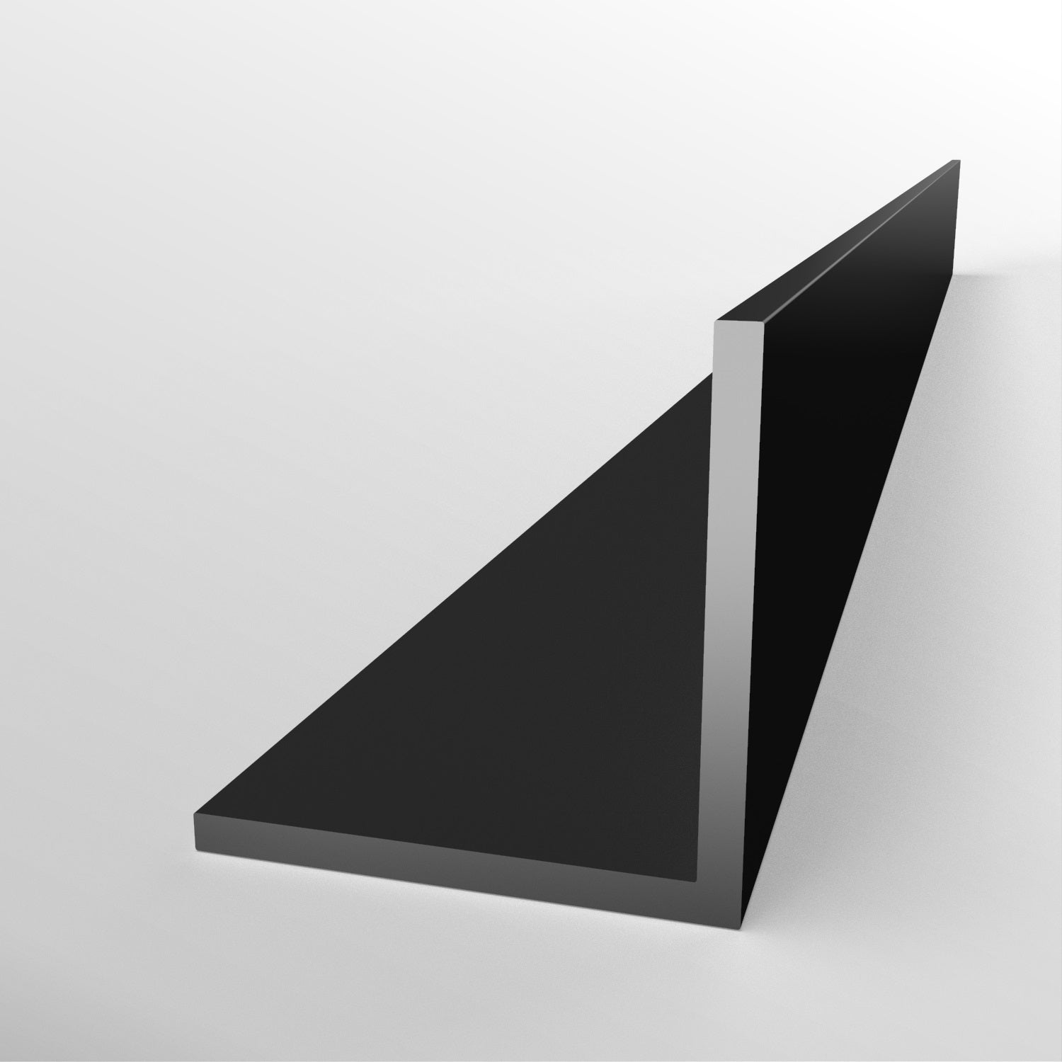 HDPE Angle Trim Black | Plastock