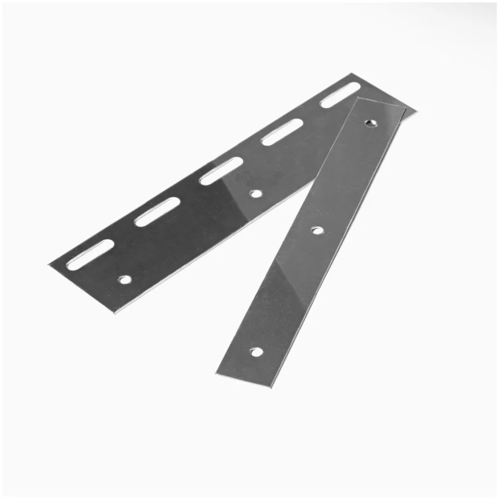 Strip Curtain 304 Stainless Steel Hanging Plate Set | Plastock