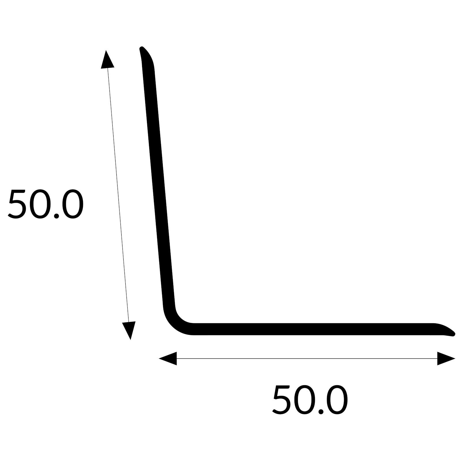 Cladstock Internal Angle Profile 2 Inch | Plastock