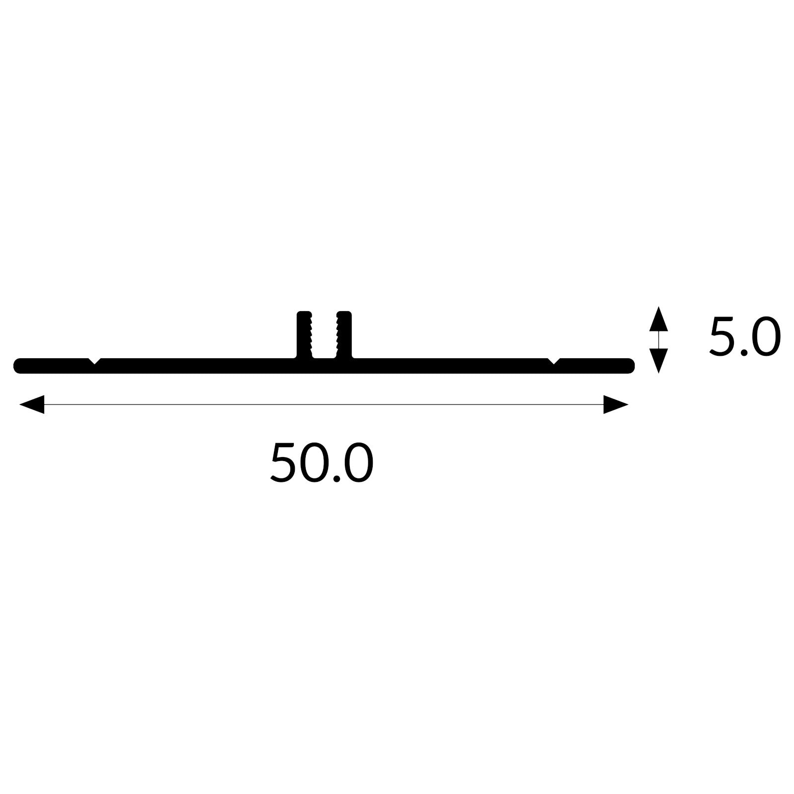Cladstock Joiner Base Profile Dimensions | Plastock