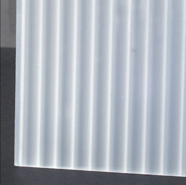 Acrlic Reeds Acrylic Opal Reeded Sheet | Plastock
