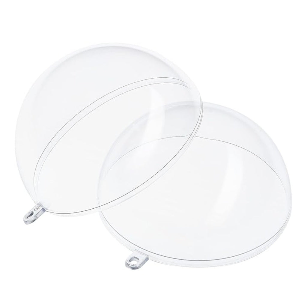 Polystyrene Clear Hollow Sphere with Eye 2 Part | Plastock